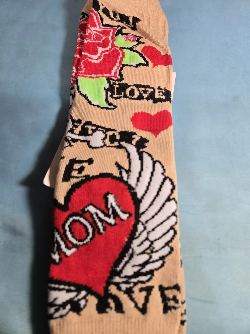 Baby Leggings 0M-up Hear With Wings New With Tags Crawling Socks